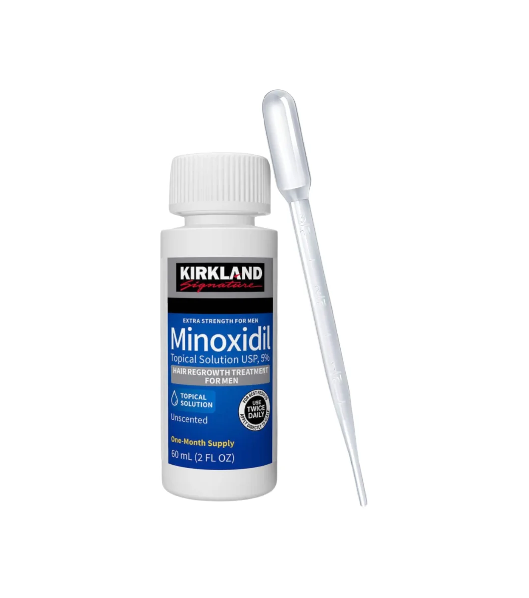 Kirkland Minoxidil 5% Homme Traitement Repousse Cheveux 1 Moisد.م.
