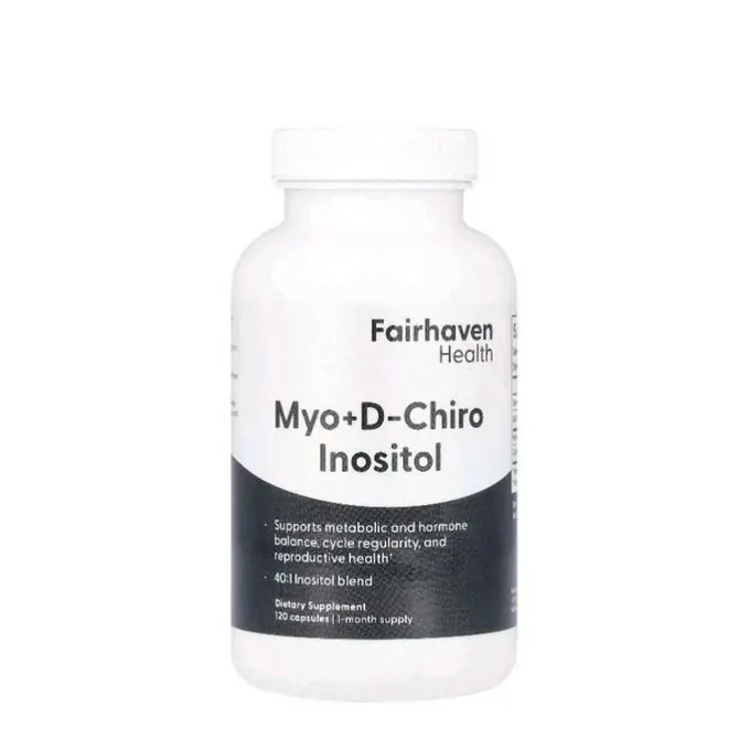 Promo ! Fairhaven Health Myo + D-chiro inositol. 120 capsules د.م. 900 د.م. 699-22%