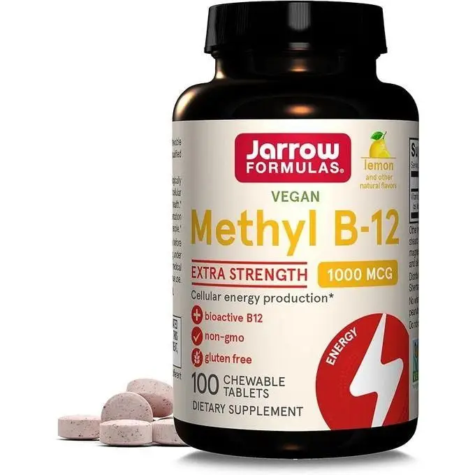 Jarrow Formulas Methyl B12 -1000 Micrograms Supporte la production d’énergie