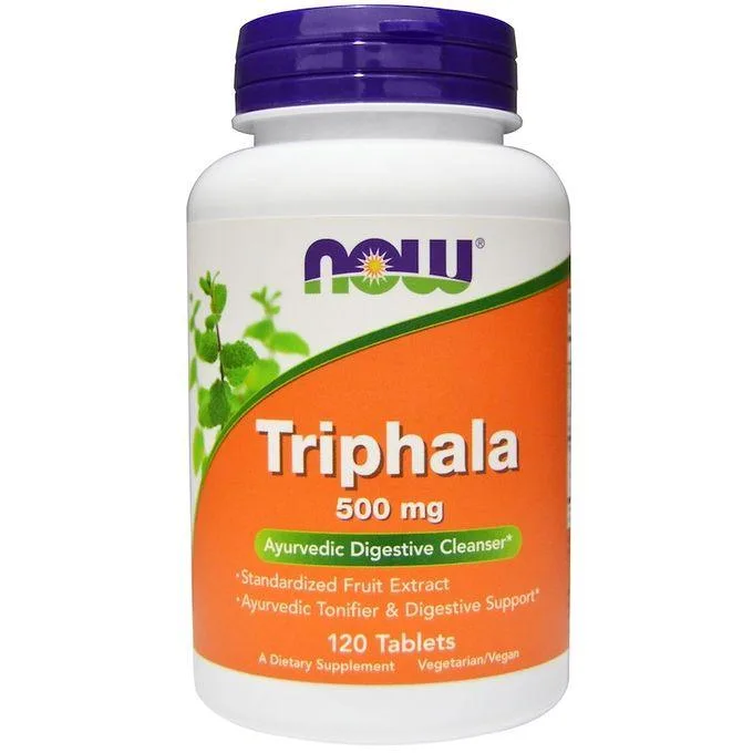 Now Foods Triphala 500 mg, 120 Comprimés