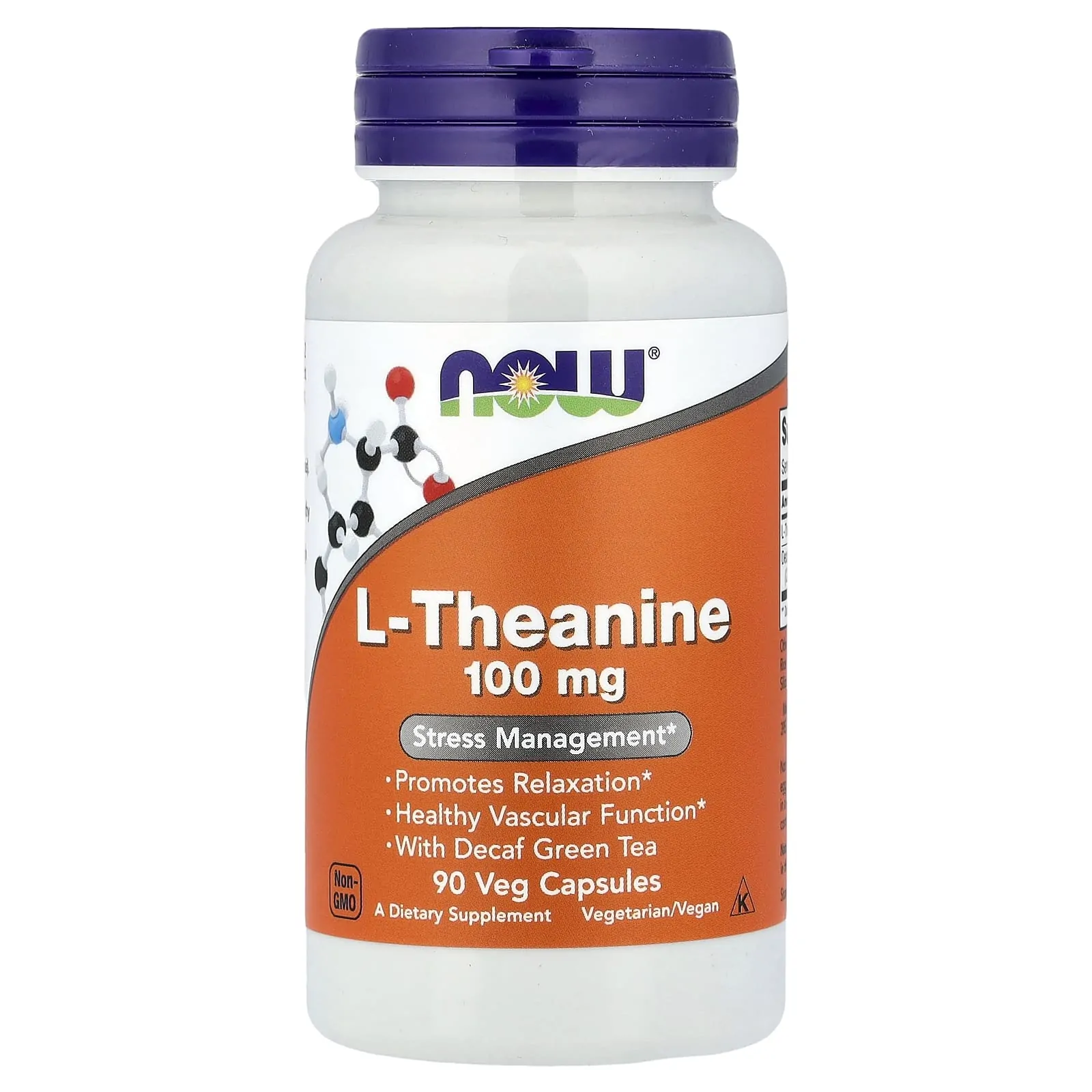 Promo ! NOW Foods, L-Theanine 100 mg 90 Vegetable Capsules