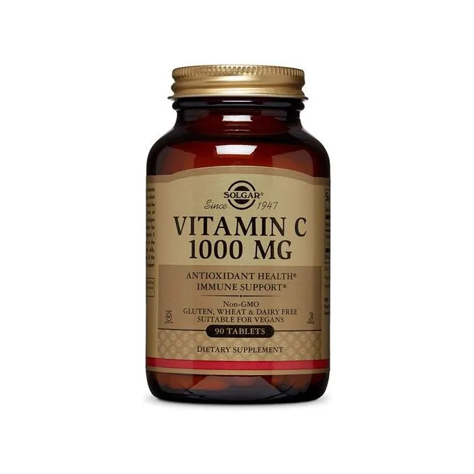 Promo ! Solgar Vitamine C 1000 mg, 90 comprimés