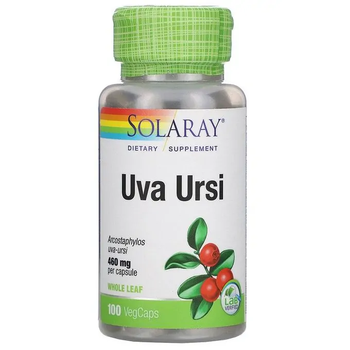 Solaray Uva ursi 460 mg. – 100 Gélules végétales