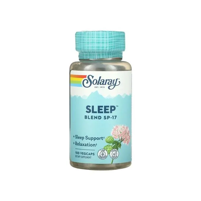 Promo ! Solaray Sleep Blend (Mixture pour le sommeil) SP-17, 100 capsules végétales