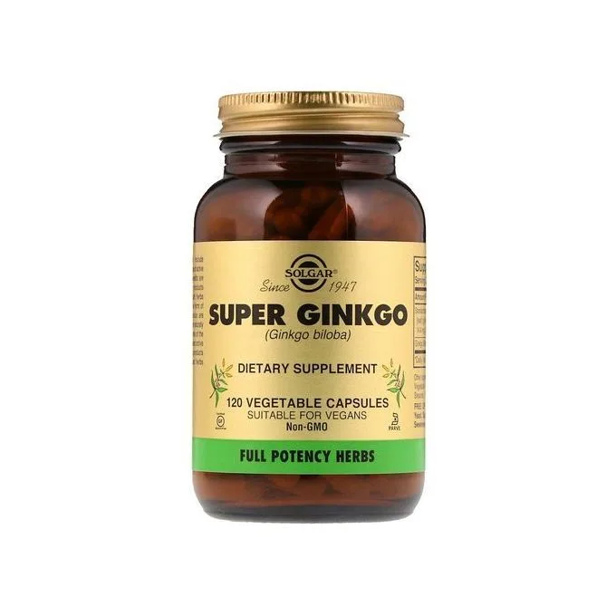 Promo ! Solgar Super ginkgo -120 capsules végétales