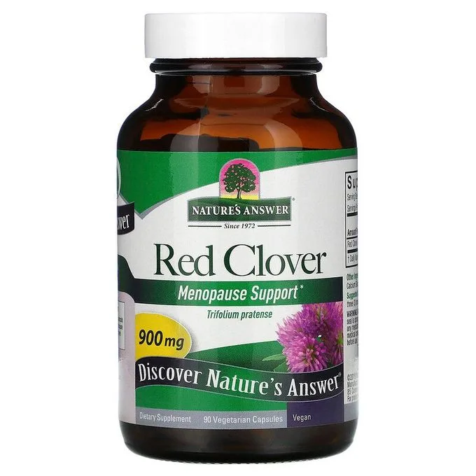Promo ! Nature’S Answer Trèfle violet, 900 Mg, 90 capsules végétales