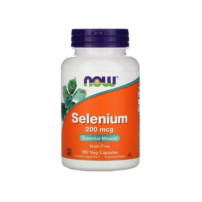 Promo ! Now Foods Selenium, 200 mcg, 180 Veg Caps.