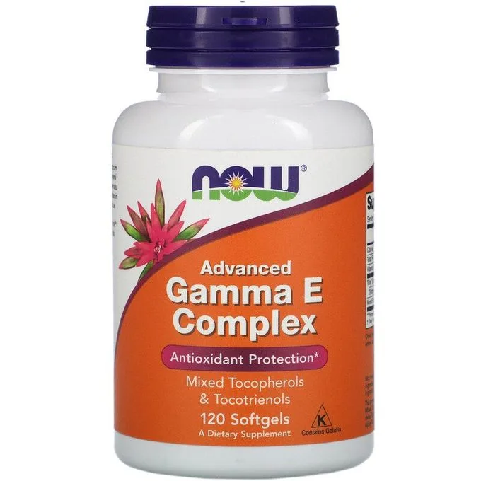 Promo ! Now Foods Gamma E Complexe avancé, 120 capsules molles