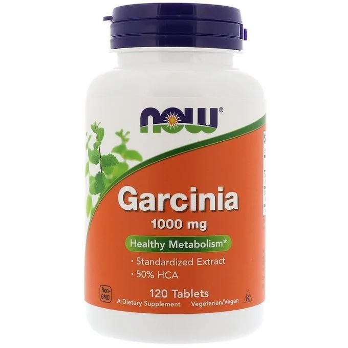 Promo ! Now Foods Garcinia 1000 mg – 120 comprimés