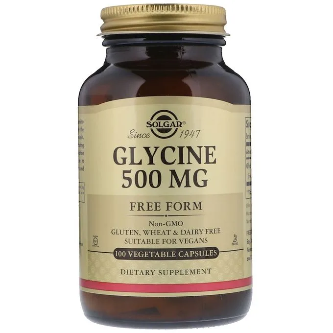 Promo ! Solgar Glycine, 500 mg, 100 Compr Naturels
