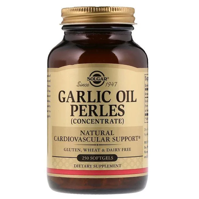 Solgar Perles d’huile d’ail, (concentré), 250 Softgels