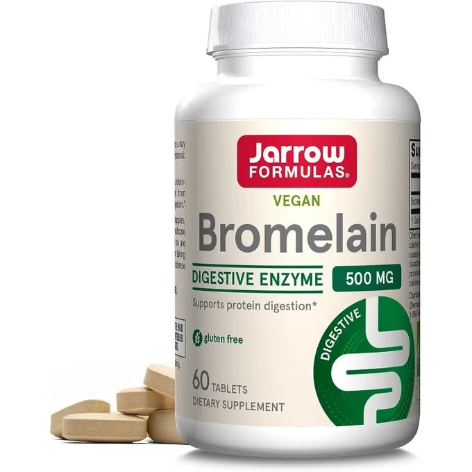 Jarrow Formulas Bromélaine, 500 GDU, 60 comprimés