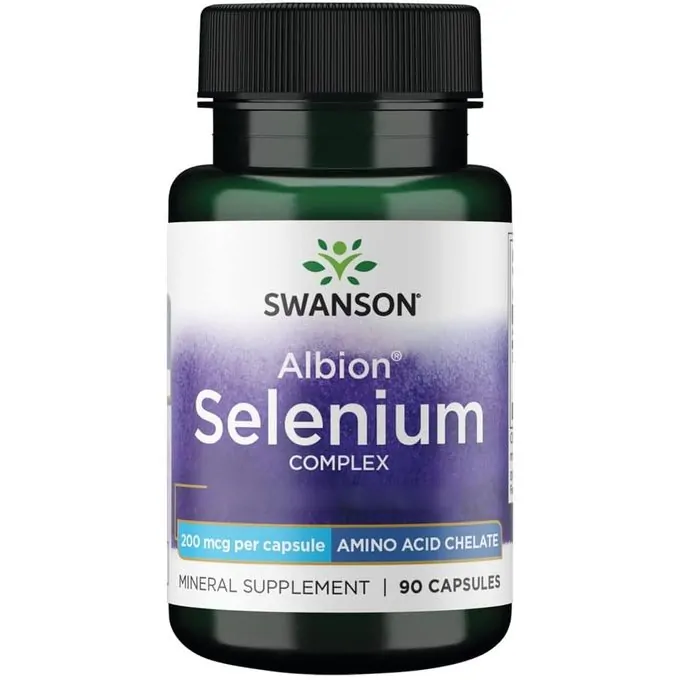 Swanson Complexe de sélénium d’Albion, 200 µg, 90 capsules