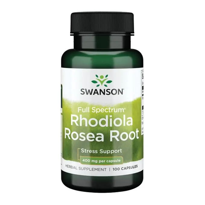 Promo ! Swanson Racine de Rhodiola Rosea à spectre complet 400 mg 100 caps
