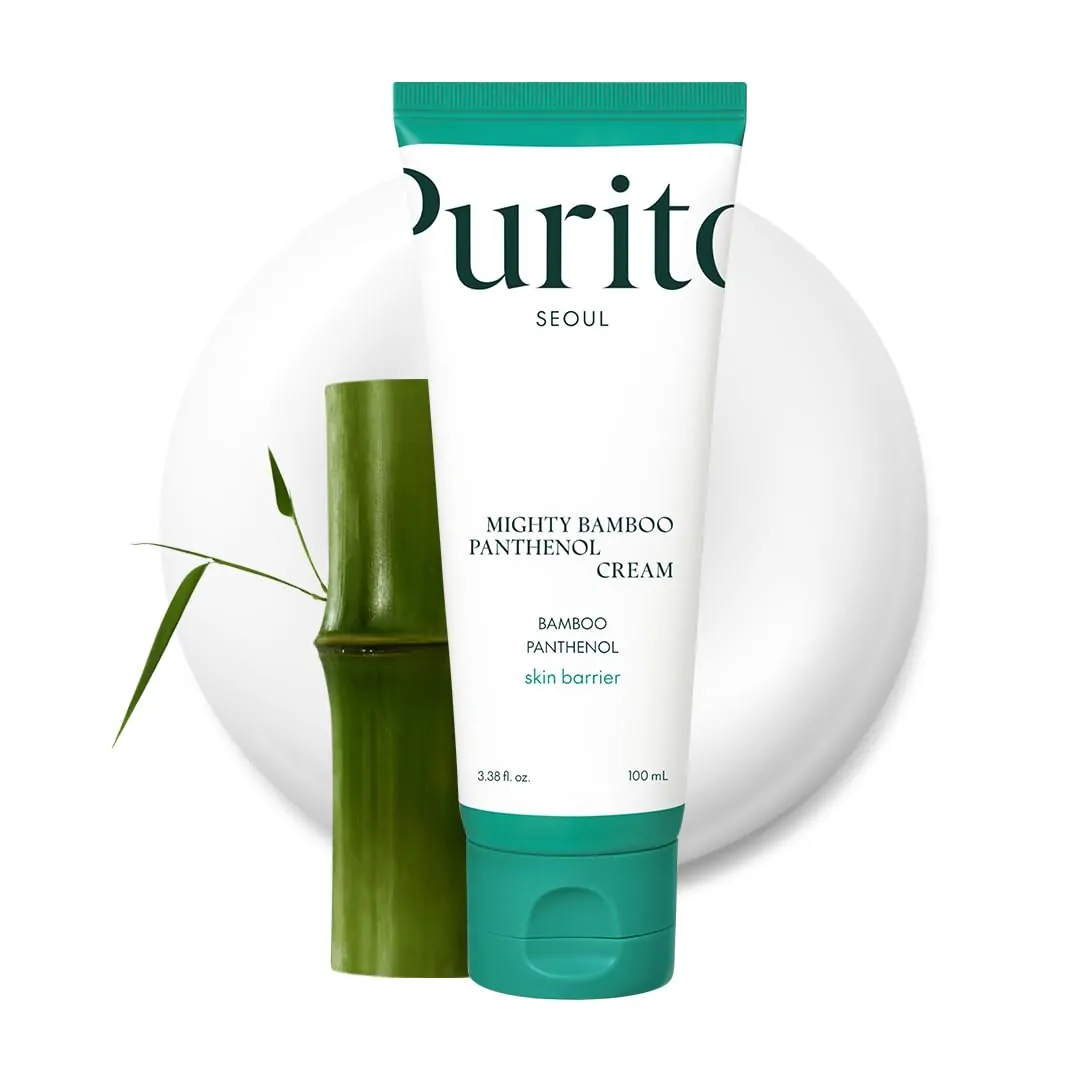 Promo ! Purito SEOUL – Mighty Bamboo Panthenol Cream – Crème réparatrice au bambou et panthénol