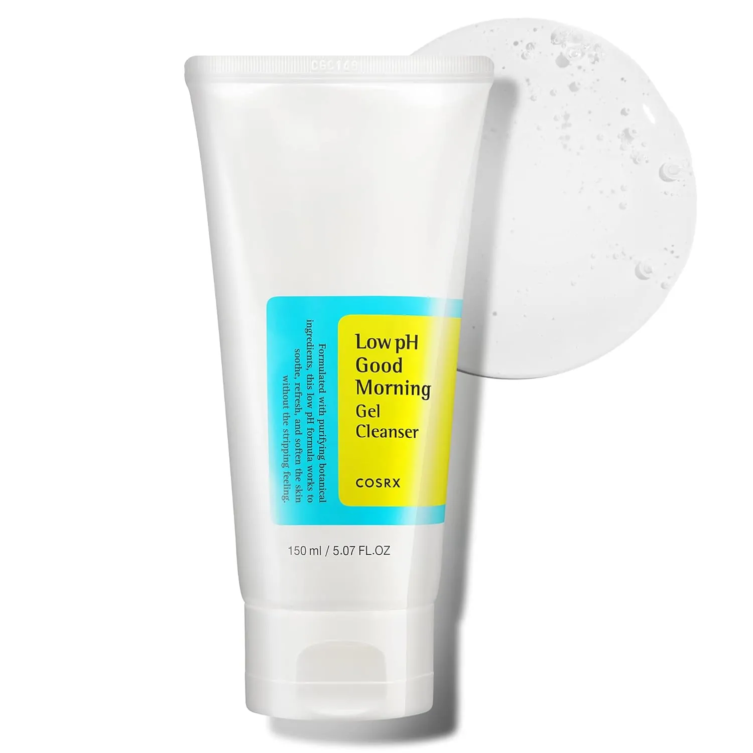 COSRX Low pH Good Morning Gel Cleanser – Gentle Daily Cleanser for Sensitive Skin 150ml