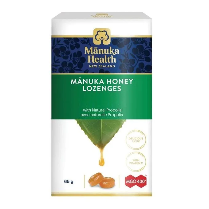 Promo ! Manuka Health Pastilles au miel de Manuka, Propolis, MGO 400+, 15 pastilles