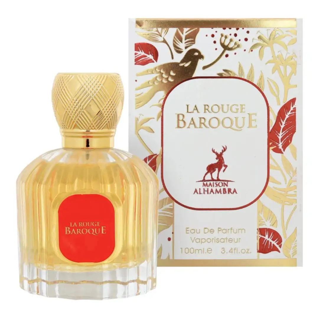 LA ROUGE BAROQUE DE MAISON ALHAMBRA – Eau de Parfum Unisexe – 100ml