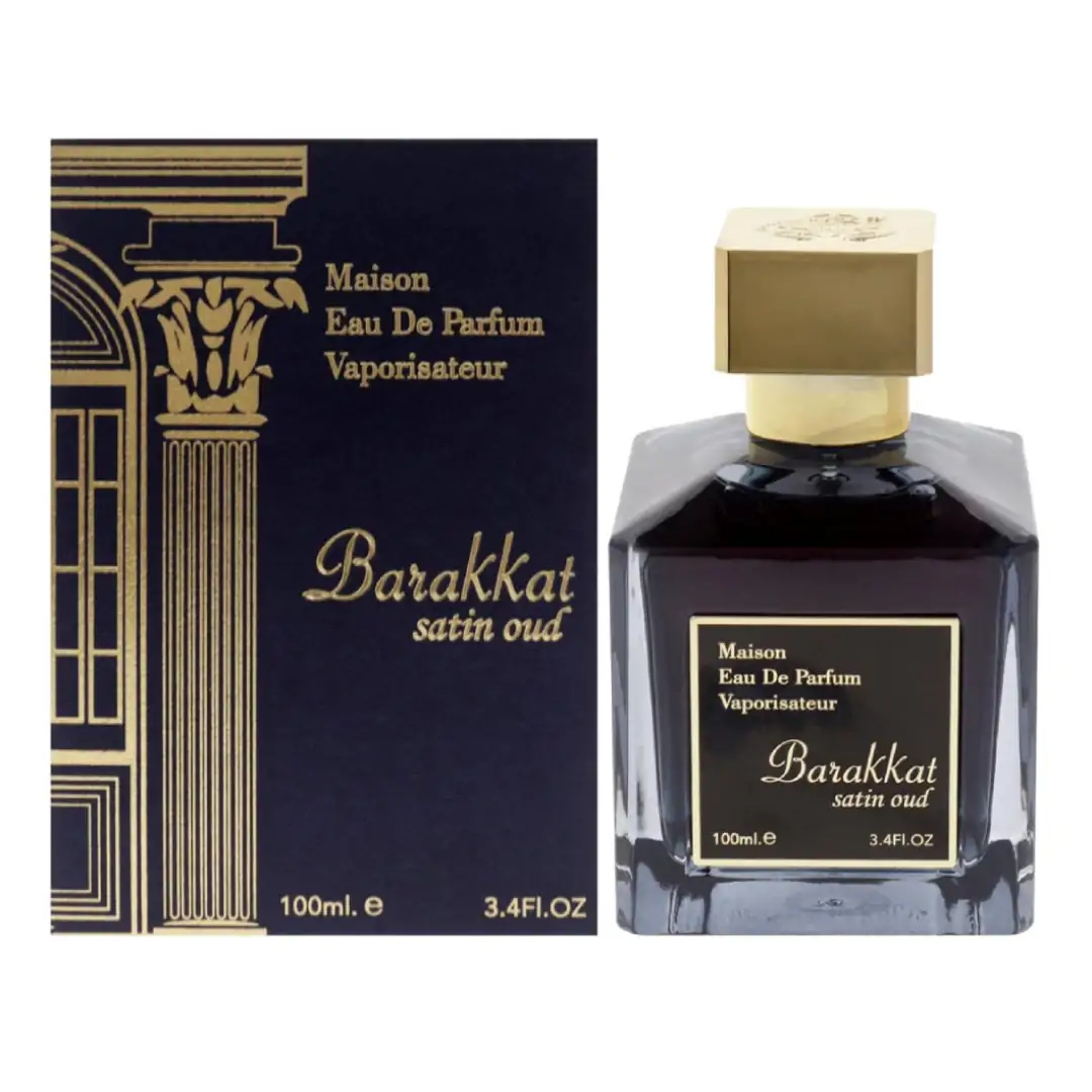 Barakkat Satin Oud Fragrance World Pour Unisexe – 100ml