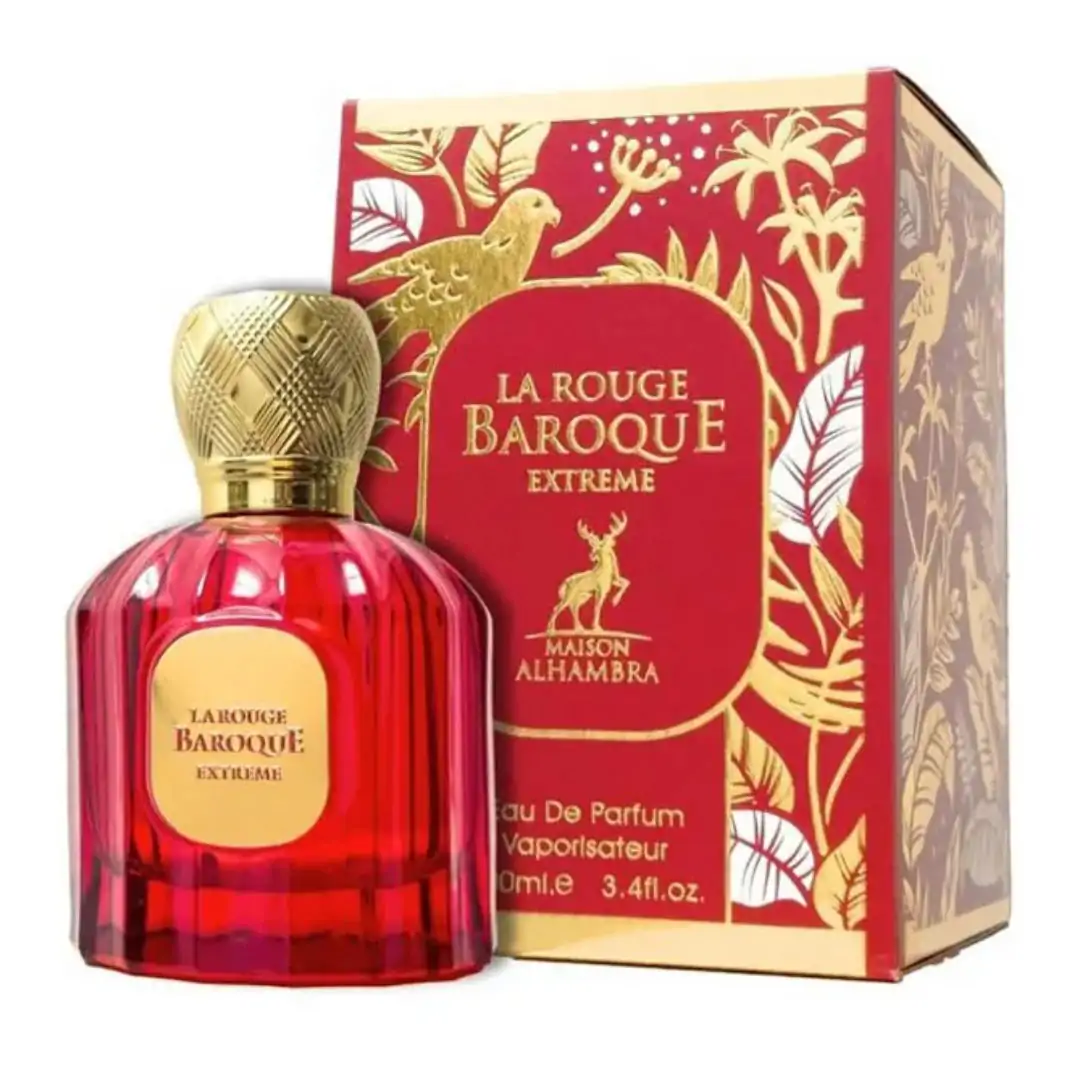 LA ROUGE BAROQUE EXTREME DE MAISON ALHAMBRA – Eau de Parfum Unisexe – 100ml