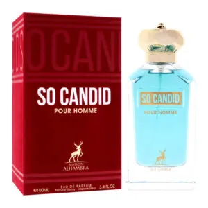 SO CANDID Pour Homme Eau de Parfum De Maison Alhambra – 100ml
