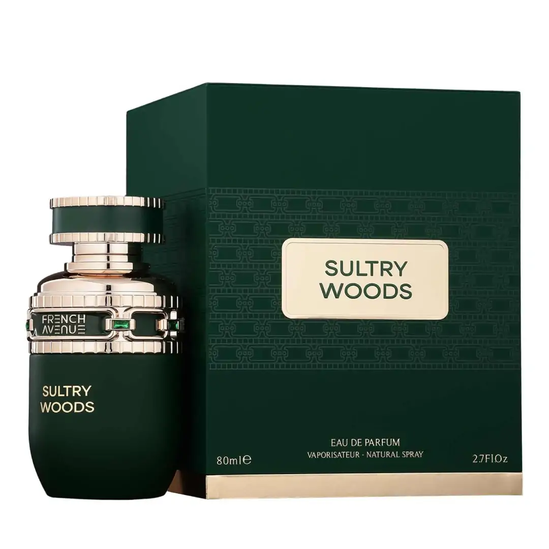Sultry Woods Eau de Parfum FRENCH AVENUE Pour Homme – 80 ml