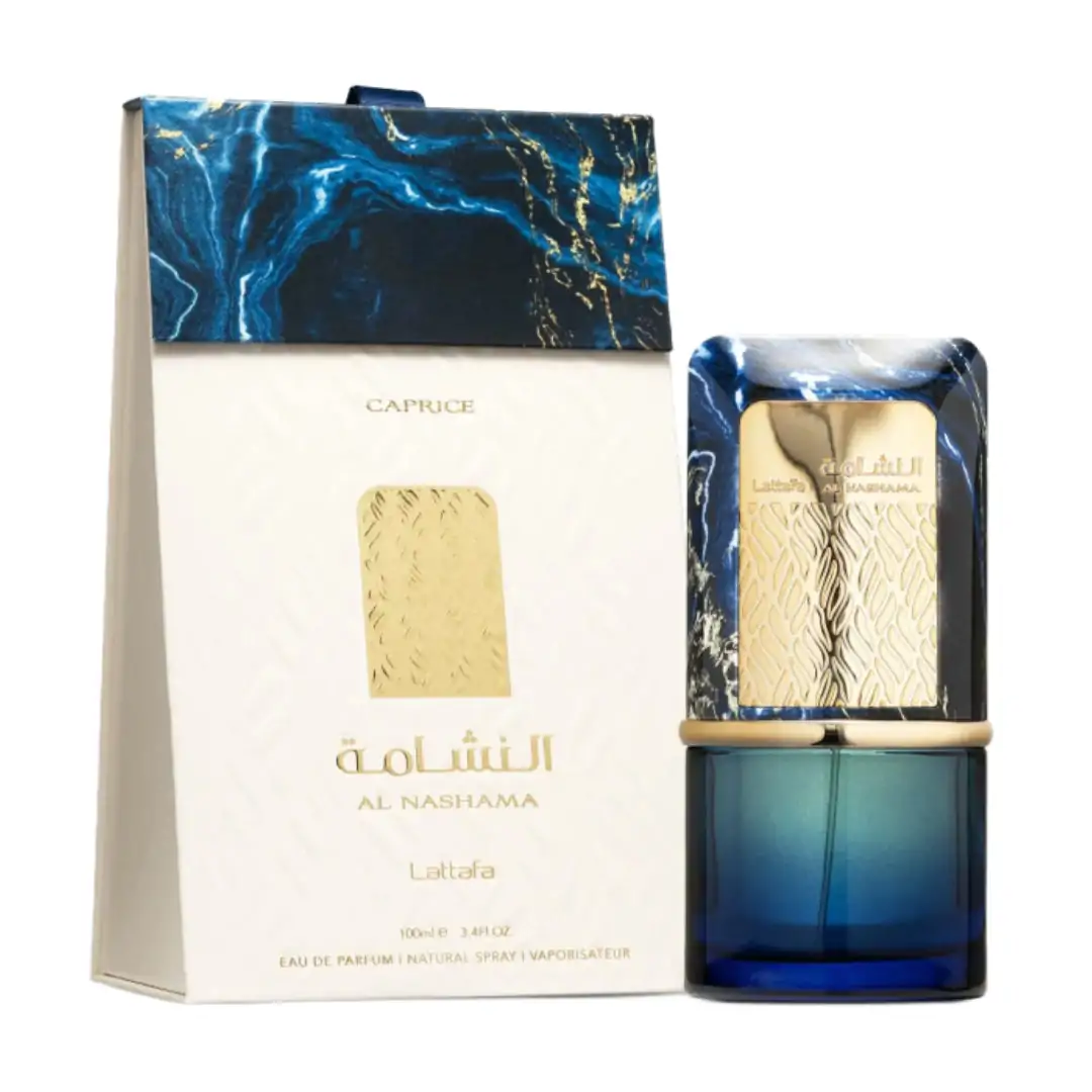 Al Nashama Caprice Eau de Parfum Lattafa Unisexe – 100ml