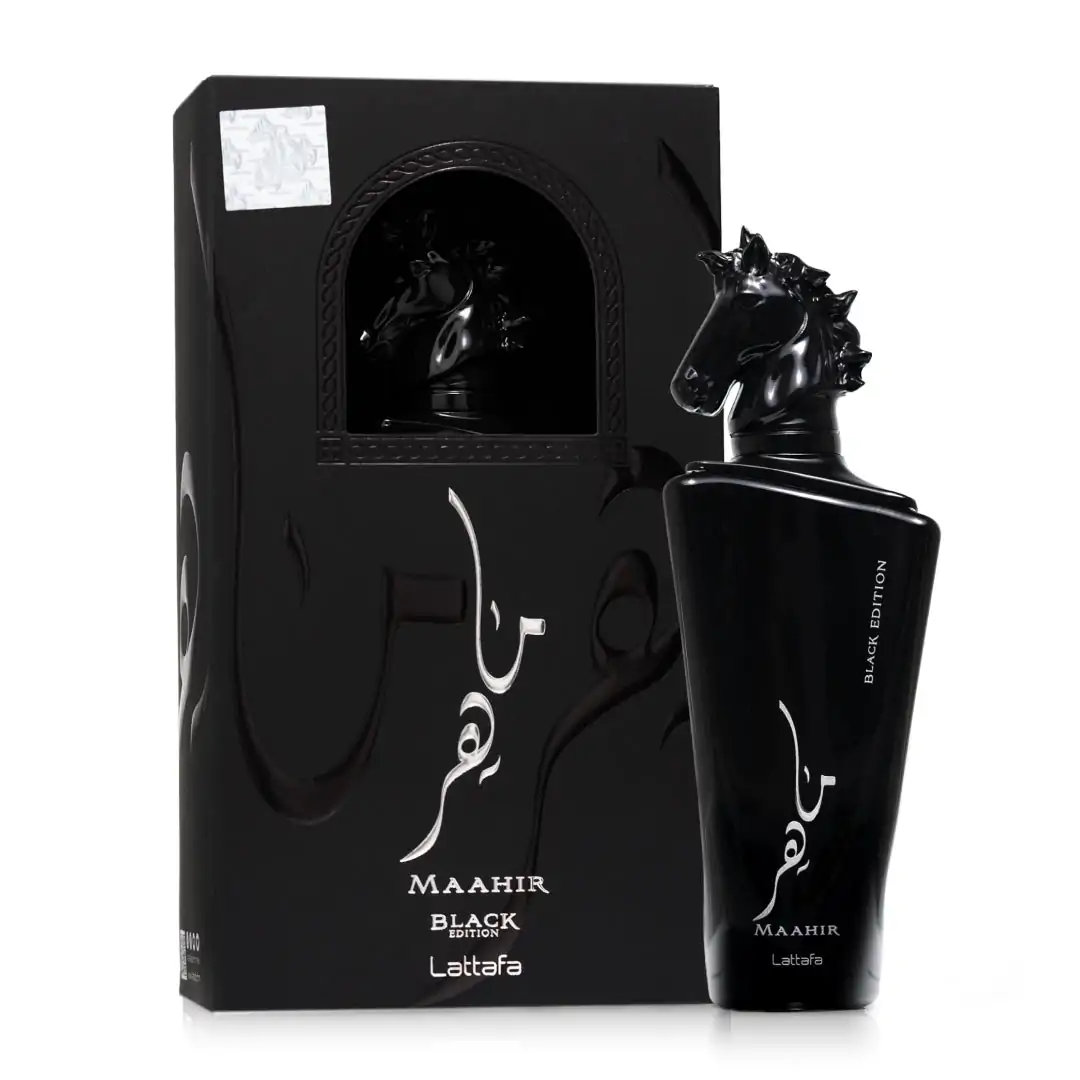 Maahir Black Edition Eau De Parfum Pour Homme – LATTAFA 100ml