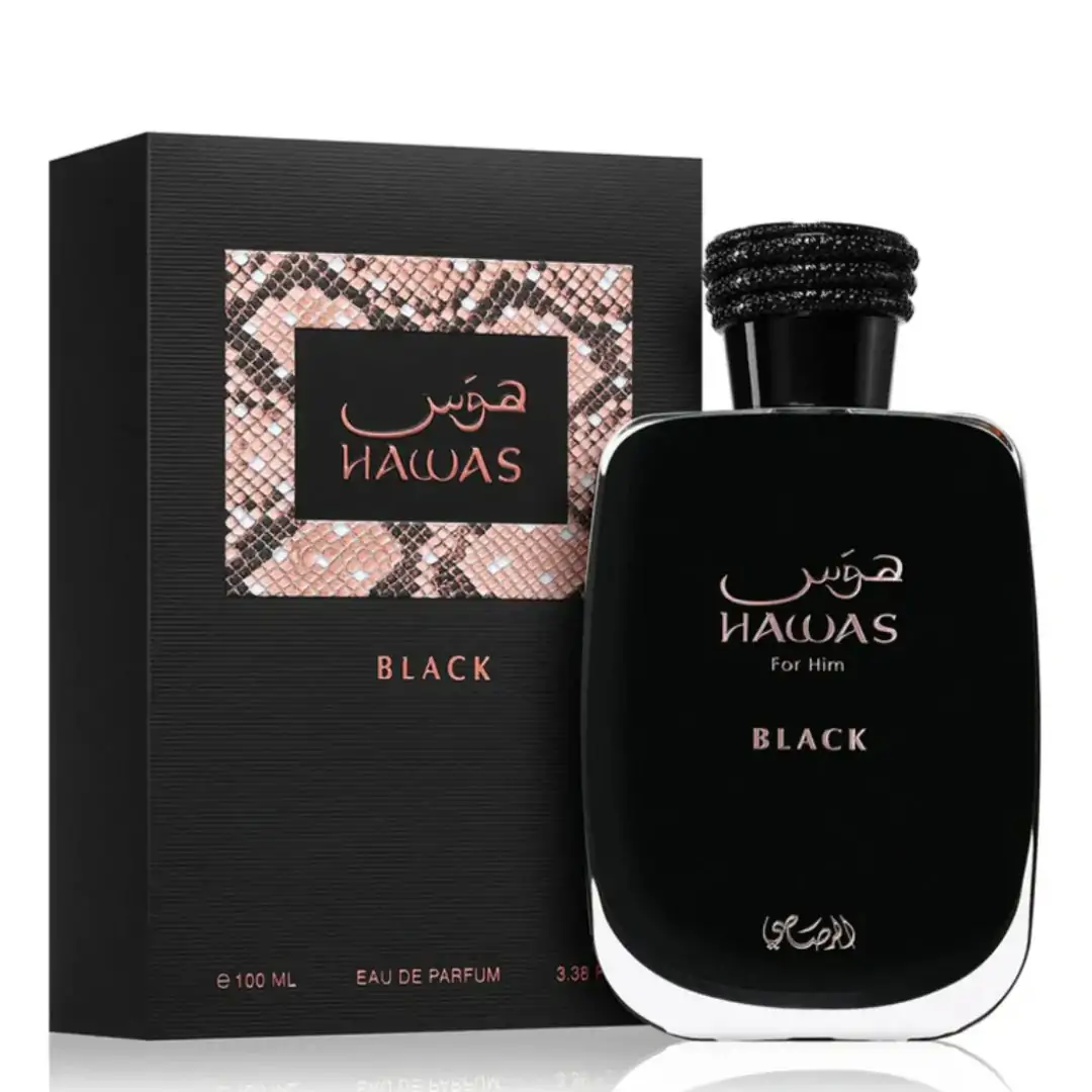 HAWAS BLACK Eau de Parfum RASASI Pour Homme – 100ml