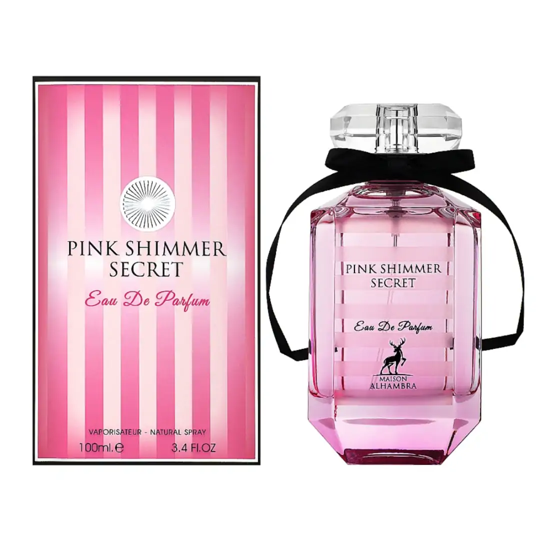 Pink Shimmer Secret – Eau de Parfum Maison Alhambra Pour femme – 100ml