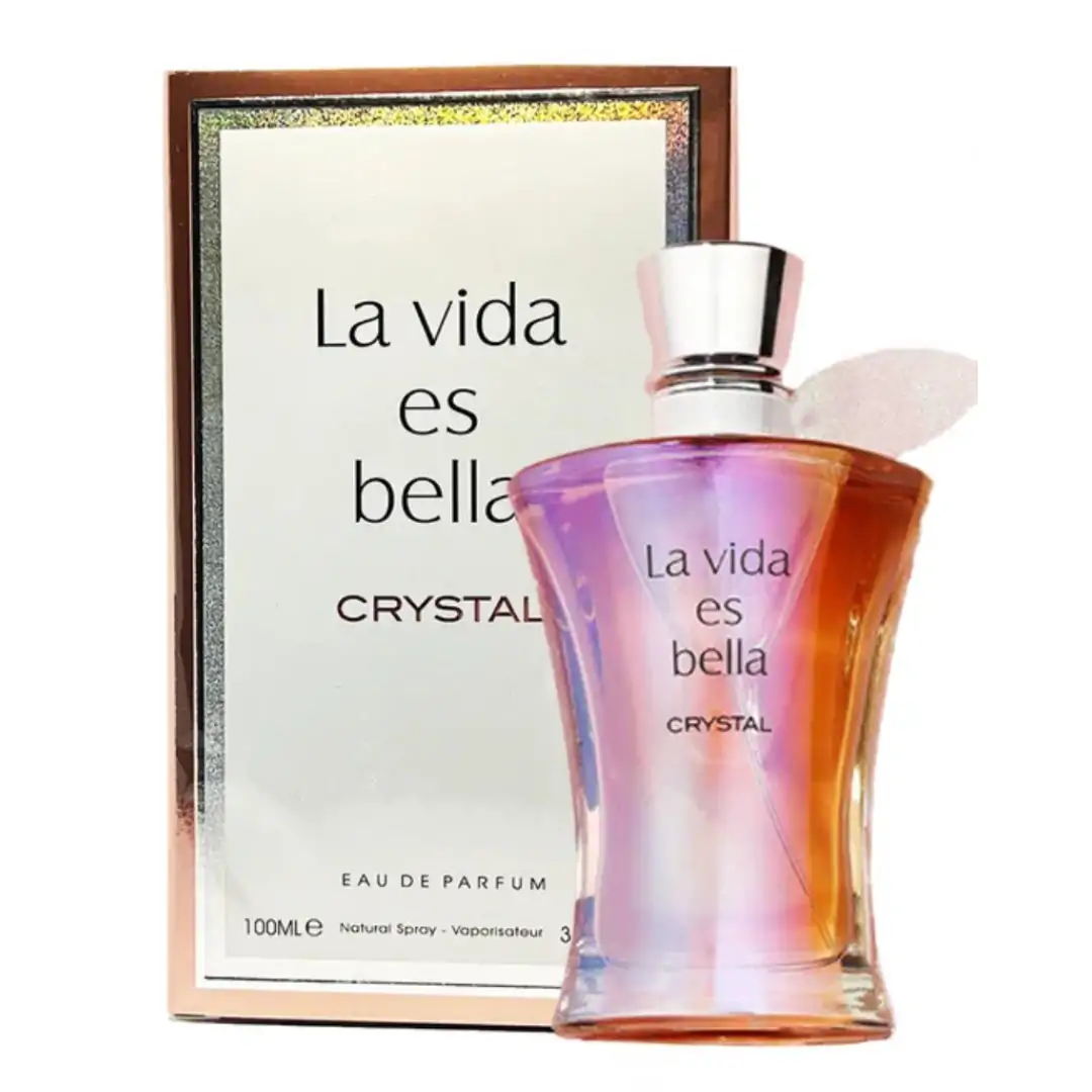 La Vida Es Bella Crystal Eau De Parfum Fragrance World Pour Femme – 100ml