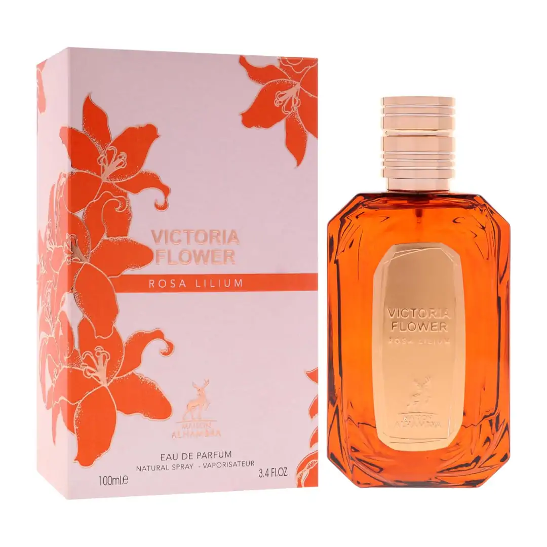 VICTORIA FLOWER Rosa Lilium De MAISON ALHAMBRA Pour Femme – 100ml