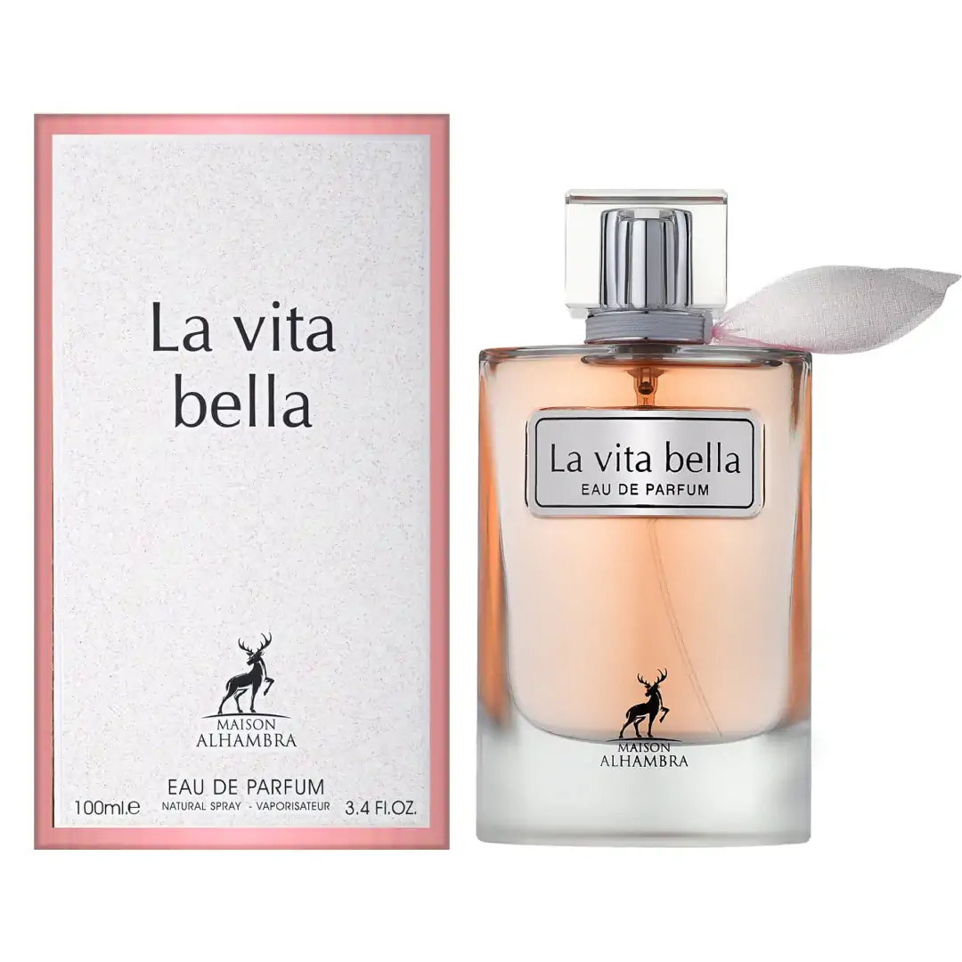 La Vita Bella Eau de Parfum de MAISON ALHAMBRA Pour Femme – 100ml