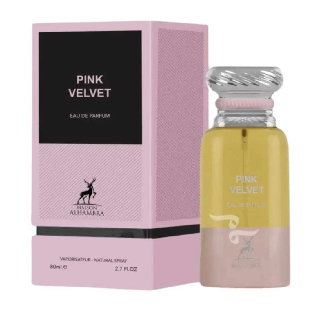 PINK VELVET Maison Alhambra Eau de Parfum Pour Femmes – 80ml