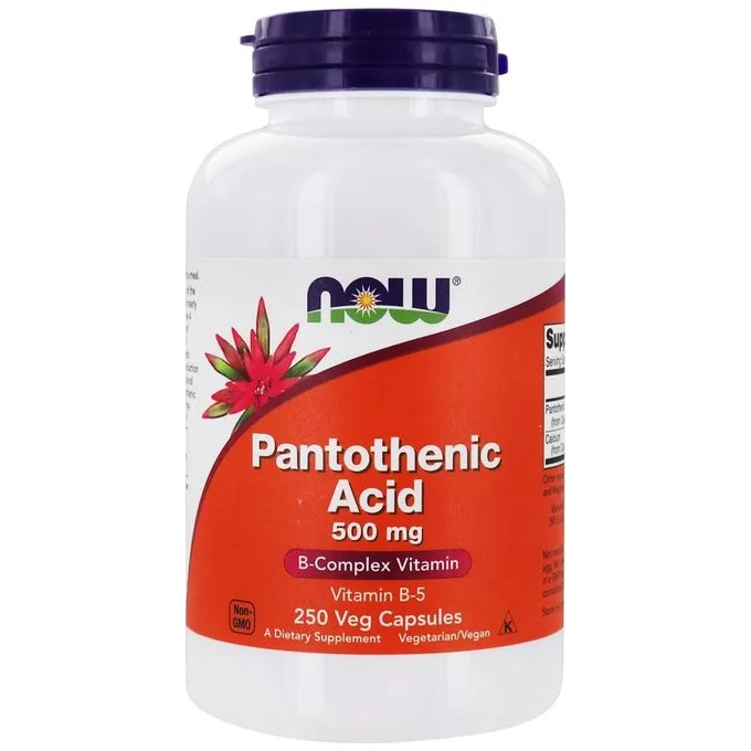 Promo ! Now Foods pantothénique Acide 500 mg, 250 capsules végétariennes