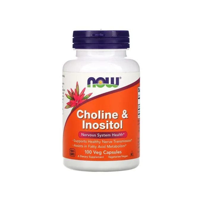 Promo ! Now Foods Choline & Inositol 100 Veg Capsules.