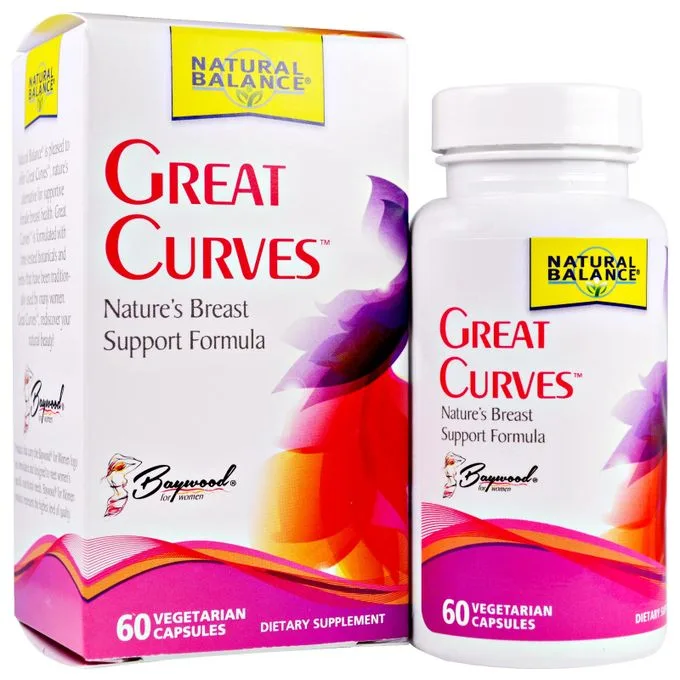 Promo ! Natural Balance Great Curves, 60 Vegetarian Capsules