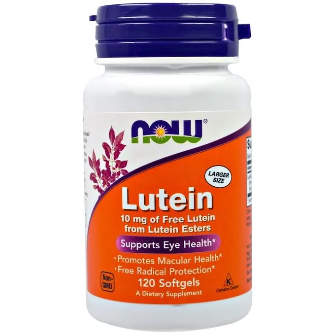 Promo ! Now Foods Lutéine, 10 mg, 120 gélules