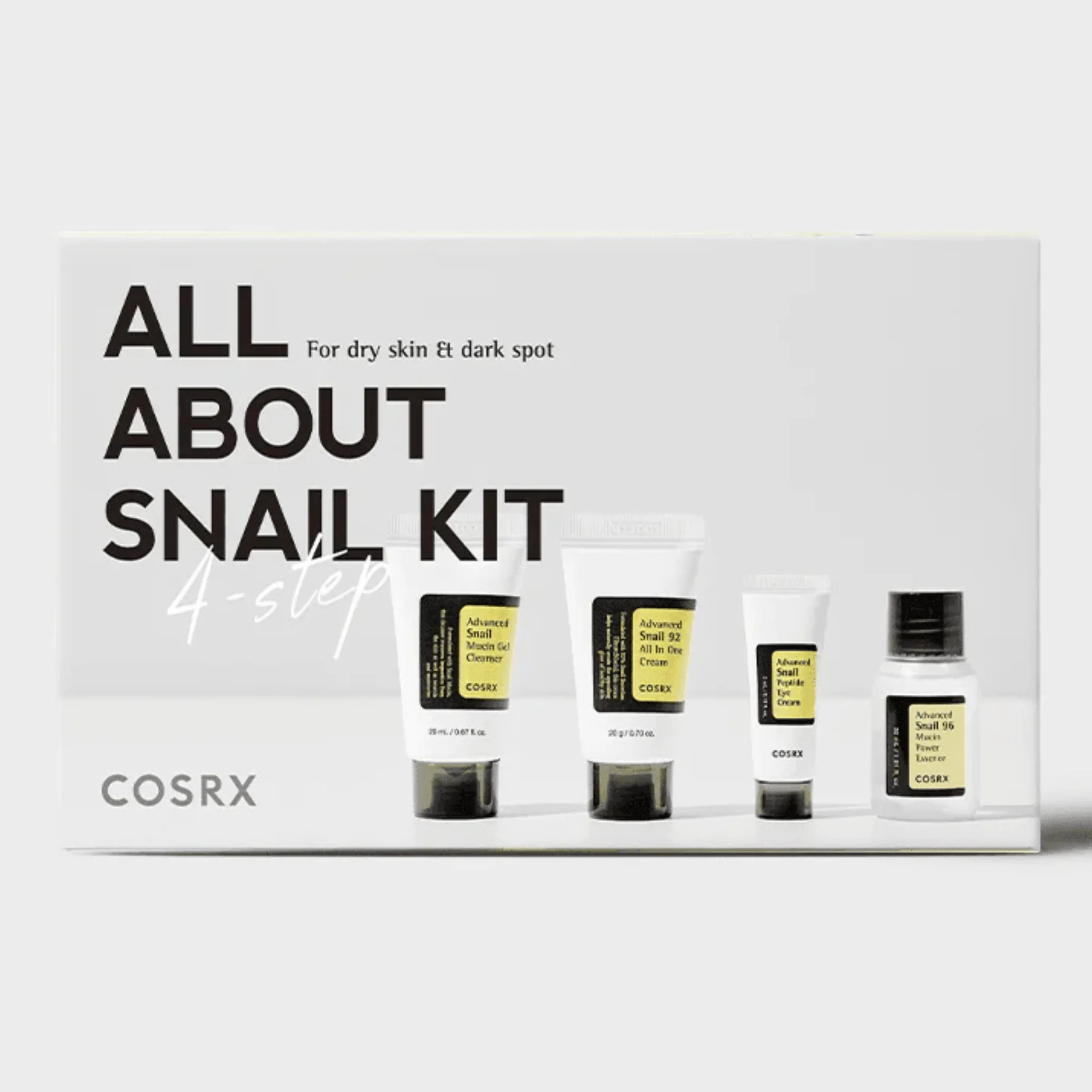 cosrx – ALL ABOUT SNAIL KIT 4-step