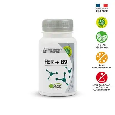 Promo ! MGD Fer + B9 boite 60 gélules
