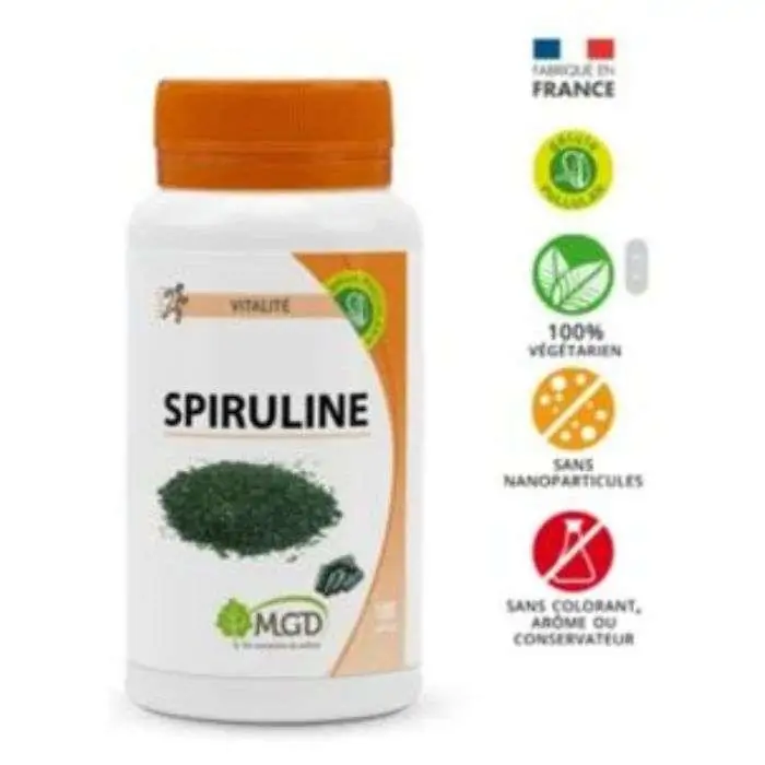Promo ! MGD Spiruline Bio 100 Gélules