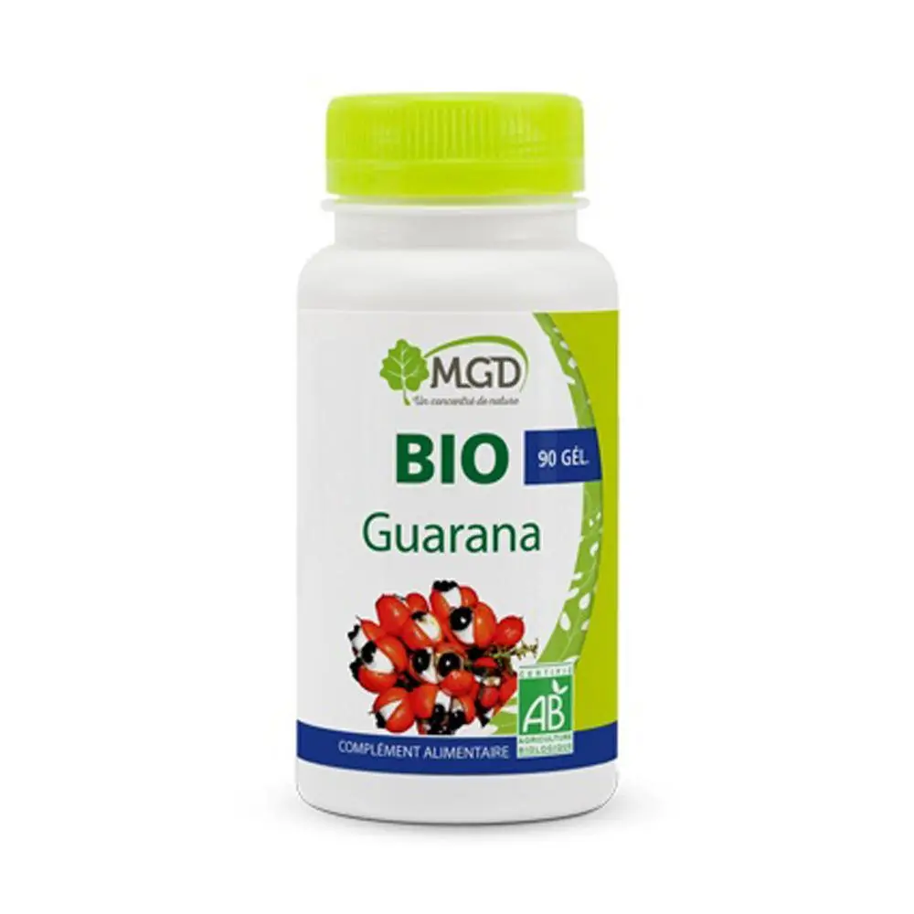 Promo ! Mgd Nature Guarana Bio 90 Gélules