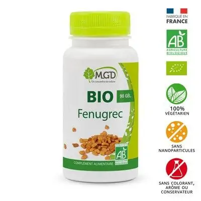 Promo ! Mgd Nature Fenugrec Bio 90 Gélules