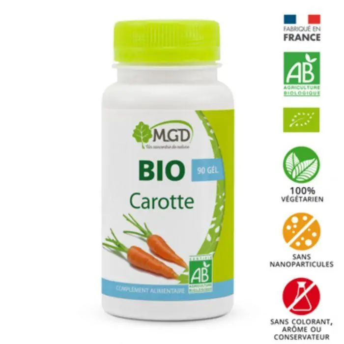 Promo ! MGD Bio Carotte 90 Gélules