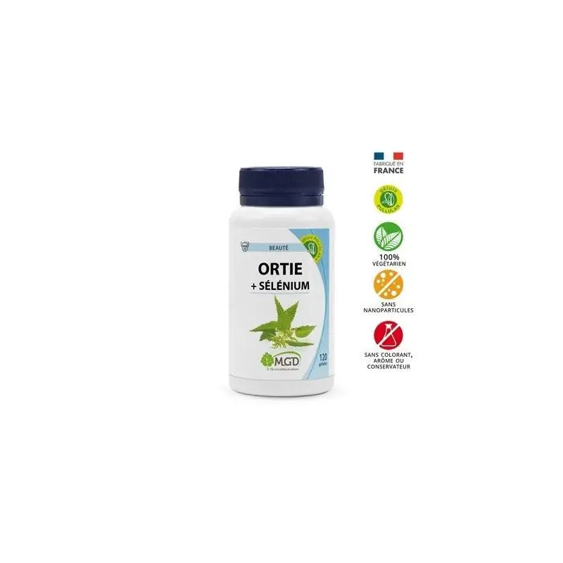 MGD ortie + selenium boite 120 gélules