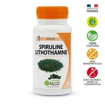 Promo ! MGD Bio Spiruline Lithotamne boite 150 gélules