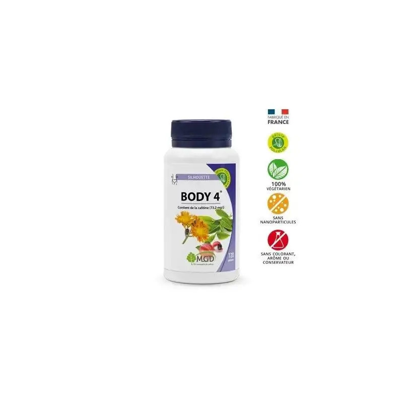 Promo ! MGD Body 4 Boite 120 Gélules