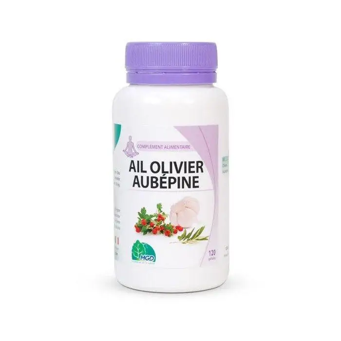 Promo ! MGD Ail Olivier Aubépine Boite 120 Gélules