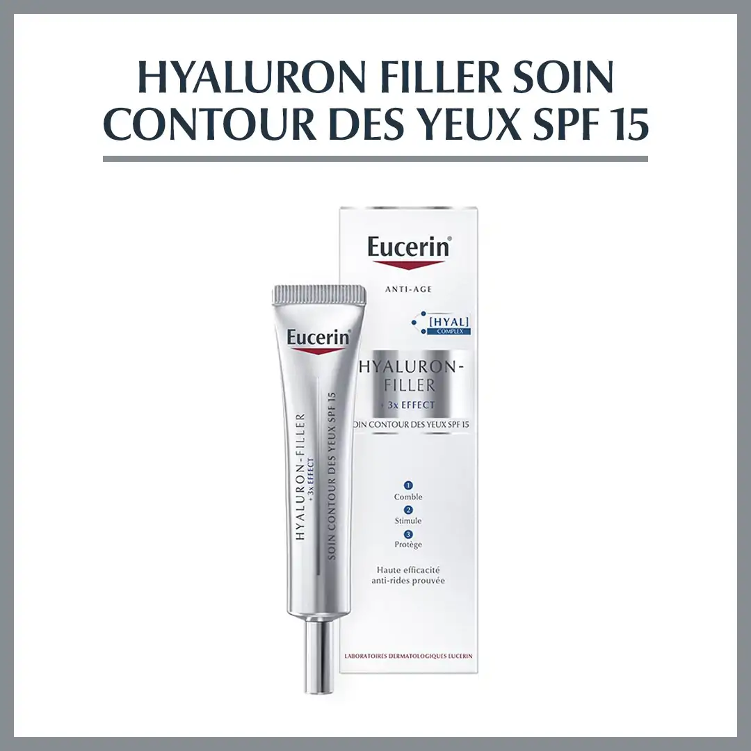 Eucerin Hyaluron Filler + 3x Effect Contour des Yeux SPF 15