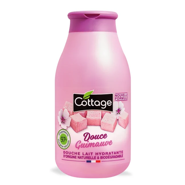 Cottage Douche & Bain Lait Hydratant Douce Guimauve 250ml
